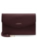 Lazarotti Bologna Leather Clutch Tasche Leder 23 cm in burgundy