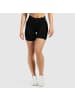SMILODOX Short Leggings Arleta Scrunch in Schwarz