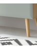 Furn.Design Wohnwand 4-teilig Pistazie grün, Eiche 344 cm, Wohnkombination mit Soft-Close