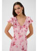 Kaffe Kleid KAsadie Regular fit in Dusty Pink/Red Flowers
