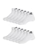 adidas 6 Paar Quartersocks Cushioned in Weiß