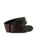 Jack & Jones Ledergürtel JACVICTOR Leather Belt Metallstiftschnalle in Dunkelbraun