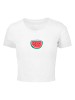 Merchcode Merchcode Cropped T-Shirts in white