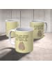 Mr. & Mrs. Panda Kindertasse Murmeltier mit Spruch in Gelb Pastell