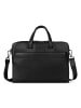 Bugatti Black Aktentasche Leder 39 cm Laptopfach schwarz