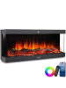 tectake Wandkamin, App, Fernbed., Thermostat, 900/1800 W, Überhitzungsschutz