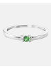 Diamant L'éternel Ring aus 375 Weißgold mit Diamant mit Smaragd