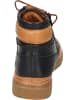 manitu Freizeit Stiefel, Freizeit Stiefeletten, Schnürstiefeletten in schwarz