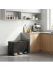 SONGMICS HOME Mülleimer Popnex in Schwarz - (B)38.8 x (H)42.7 x (T)60.5 cm - 3 x 15 L
