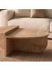 CALICOSY 2er-Set Tischs  in Helles - (W)90  x (H)35  x (L)90 cm