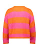 CARTOON Strickpullover mit Rundhalsausschnitt in Orange/Pink
