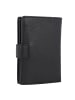 mano Don Simon Geldbörse Leder 11 cm schwarz