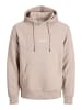 Jack & Jones Kapuzenpullover in Mocha Meringue