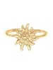 Elli Ring 925 Sterling Silber Edelweiss, Trachtenschmuck in Gold