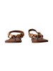 Sixth Sens Flache Slipper-Sandalen „Paris“ Braun