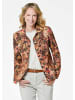 GOLDNER Kurzgröße:  Jacke Jacke in camel / gemustert