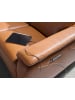 Angel Cerdá Relax-Sofa 6180 in Braun / Stahl