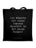 Mr. & Mrs. Panda Tasche Spruch Neustart Umzug mit Spruch in Schwarz