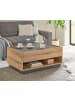 Furn.Design Couchtisch Evoke Eiche, grau 90 x 60 cm, Wohnzimmertisch mit Stauraum