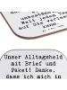 Mr. & Mrs. Panda Untersetzer Spruch Briefe & Pakete mit Spruch in Weiß