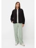 Camel Active Oversize-Bluse mit Hemdkragen in Schwarz