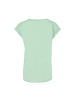 Mister Tee Top "Ladies Kicks Love Extended Shoulder Tee" in Grün