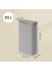 SONGMICS Wäschekorb Roxanne in Grau - (B)22.5 x (H)70.5 x (T)42 cm