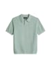 Strick-Poloshirt regular in Midnight Moss