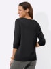 WITT WEIDEN 3/4-Arm-Pullover in schwarz