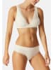 Schiesser Brazil Slip Unique Cotton in Off-white / schwarz