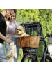 KLICKfix Doggy Basket 40 - Hundefahrradkorb (Korbklip) 52 cm (braun) in braun