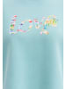 IZIA Women Sweatshirt in Aqua