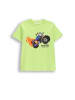 Coccodrillo Baumwoll-T-Shirt mit kurzen Ärmeln in limonengrün