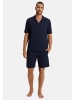 Hanro Schlafanzug Oberteil Night & Day in Deep navy