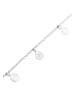 Elli Armband 925 Sterling Silber Geo, Kreis, Plättchen in Silber