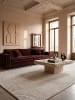 KADIMA DESIGN Outdoor-Teppich Geometrisch pflegeleicht Balkon Terrasse Outdoor in Creme