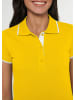 MADELEINE Klassisches Poloshirt in sonnengelb