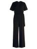 CARTOON Jumpsuit mit Bindegürtel in Schwarz