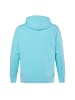 Men Plus Sweatshirt in helles türkis