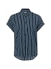SAMSOE & SAMSOE Bluse Majan in marine hellblau - 0009