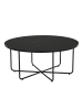 FineBuy Couchtisch in Schwarz / MDF / 80x80x35