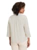 CARTOON Casual-Bluse mit Lurexfaden in White/Orange