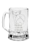 Mr. & Mrs. Panda Gravur Bierkrug Corgi Po mit Spruch in Transparent