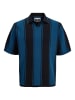 JACK & JONES Junior Gestricktes Polo in Black