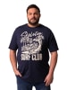 Men Plus Kurzarm T-Shirt in marine
