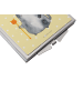 Mr. & Mrs. Panda Kosmetikspiegel Katze König ohne Spruch in Gelb Pastell