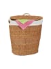 relaxdays Wäschekorb in Natur/ Beige - (B)50 x (H)50 x (T)40 cm