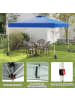 COSTWAY Pavillon 3x3 m in Blau