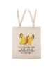 Mr. & Mrs. Panda Shopper Schmetterling Zitronenfalter mit Spruch in Creme