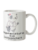 Mr. & Mrs. Panda Cappuccinotasse Bürgermeisterin Leidenschaft mi... in Weiß